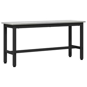 vidaXL Spiseb&aelig;nk Gr&aring; Sonoma 100 x 32,5 x 48,5 cm Ingeni&oslash;rtr&aelig; og st&aring;l