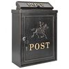 vidaXL V&aelig;gh&aelig;ngt Postkasse Bronze 29 x 13 x 41 cm Gustt aluminium