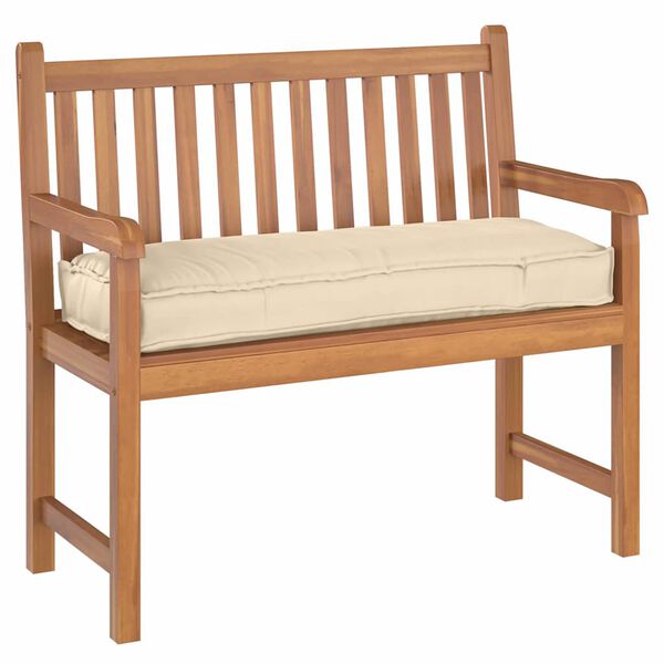 vidaXL Pude Beige 110 x 40 x 8 cm Oxford stof