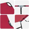 vidaXL Foldestol 1-person Rød 56 x 189 x 87cm Stof