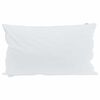 vidaXL Hovedpude med pude 2 pcs Hvid 40 x 80 cm Fjer