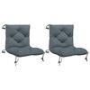 vidaXL 2-Piece Pallet Cushions VIANEN 2 stk. 100% polyester Bl&aring;
