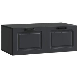 vidaXL V&aelig;gh&aelig;ngt TV-skab Sort 78,5 x 41 x 30 cm Konstrueret tr&aelig;