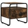 vidaXL Natskab R&oslash;get eg 40 x 39,5 x 40 cm Konstrueret tr&aelig;