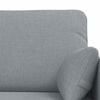 vidaXL Sofa 2 pcs Lysegr&aring; 158 x 78 x 80 cm Stof