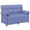vidaXL Sofa 100% polyester metalramme MDF, Krydsfin&eacute;r