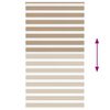 vidaXL zebragardin sandbrun 130x230 cm stofbredde 125,9 cm polyester