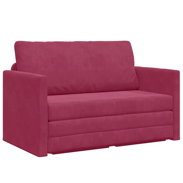 vidaXL Sovesofa 110cm Vinr&oslash;d Fl&oslash;jl