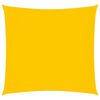vidaXL solsejl 3,6x3,6 m oxfordstof firkantet gul