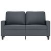 vidaXL 2-personers sofa 120 cm velour mørkegrå