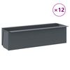 vidaXL blomsterkasser til Euro-paller 12 stk. 36x13,5x9,5 cm PP gr&aring;