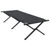vidaXL Foldende Camping Seng Sort 210 x 80 x 46 cm Oxford stof