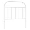 vidaXL udskiftningsgavl 90 cm metal hvid