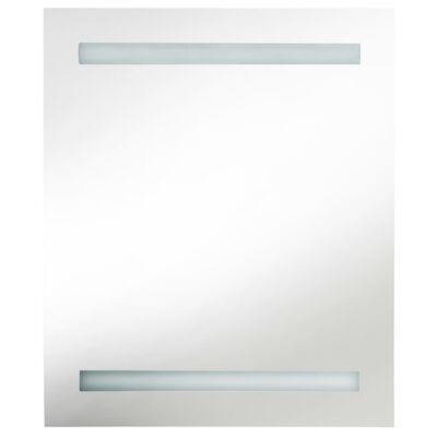 vidaXL badeværelsesskab med spejl + LED-lys 50x13,5x60 cm