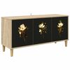vidaXL TV-skab BREMEN 102 x 33 x 50 cm Sonoma-eg Konstrueret tr&aelig;