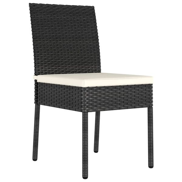 vidaXL havestole 2 stk. polyrattan sort