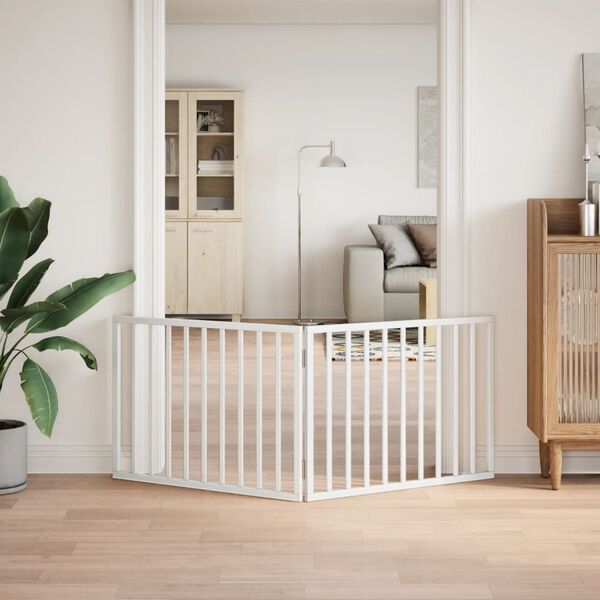 vidaXL hundegitter foldbart 2 paneler hvid 160 cm poppeltr&aelig;