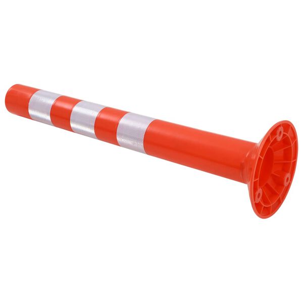 vidaXL trafikkegler 5 stk. plastik 75 cm