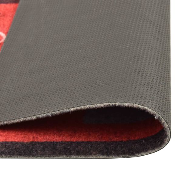 vidaXL køkkenmåtte 60x180 cm vaskbar tomattryk