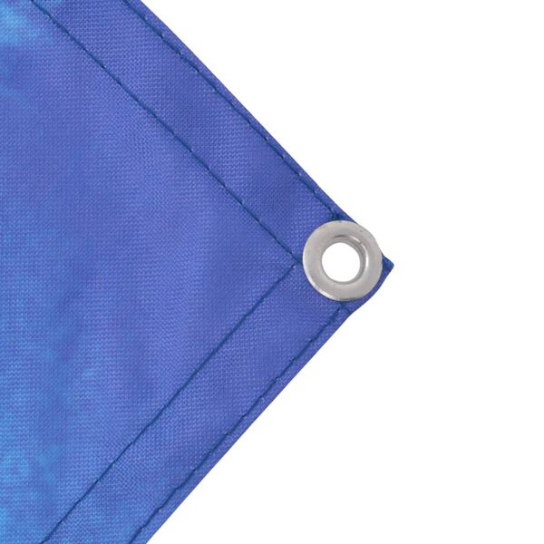 vidaXL altanafskærmning oxford-stof 75 x 600 cm søudsigt-print