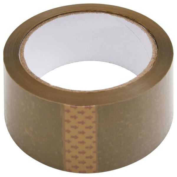 vidaXL pakketape 36 stk. 48 mm x 66 m brun