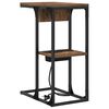 vidaXL Natskab R&oslash;get eg 41,5 x 26 x 60,5 cm Konstrueret tr&aelig;