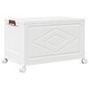 vidaXL Stabelbar opbevaringskasse med hjul 75 L 64x40x41 cm