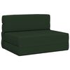 vidaXL Samlebar Sofa Seng M&oslash;rkegr&oslash;n 70 x 72 x 60 cm Stof