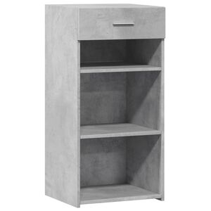 vidaXL skab 45x34x93 cm konstrueret tr&aelig; betongr&aring;