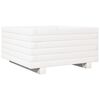 vidaXL plantekasse 50x50x26,5 cm massivt fyrretr&aelig; hvid