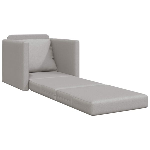 vidaXL Sovesofa 60cm Skygr&aring; Stof