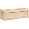 vidaXL plantekasse 90x31x31 cm massivt fyrretr&aelig;