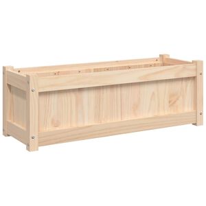 vidaXL plantekasse 90x31x31 cm massivt fyrretr&aelig;