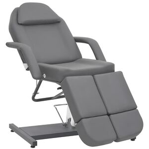 vidaXL behandlerbriks 180x62x78 cm kunstl&aelig;der gr&aring;