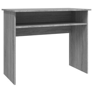 vidaXL skrivebord 90x50x74 cm konstrueret tr&aelig; gr&aring; sonoma-eg