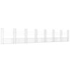 vidaXL gabionkurv med 8 stolper 860x20x150 cm U-facon jern