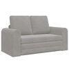 vidaXL Sovesofa Lysegr&aring; 148 x 71 x 83 cm Fl&oslash;jl