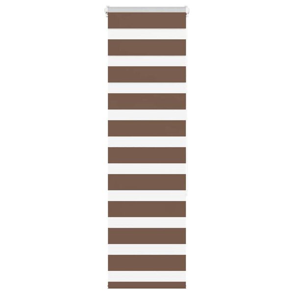 vidaXL zebragardin brun 50x150 cm stofbredde 45,9 cm polyester