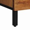 vidaXL Highboard Naturfarvet 60 x 33,5 x 100 cm Massivt Akacietr&aelig;