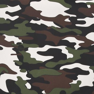 vidaXL drejelig gamingstol kunstlæder sort og camouflage