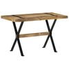 vidaXL spisebord 120x60x76 cm ru mangotr&aelig;