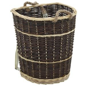 vidaXL b&aelig;rerygs&aelig;k til br&aelig;nde med h&aring;ndtag 44,5 x 37 x 50 cm naturpil