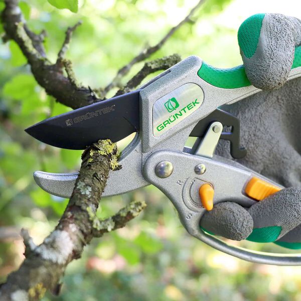 GR&Uuml;NTEK havesaks CACATOES med dreje- og skraldefunktion 215 mm