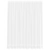vidaXL Lace Gardin med gardiner Blomstret Hvid 200 x 300 cm Polyester