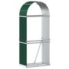 vidaXL br&aelig;ndestativ 80x45x190 cm galvaniseret st&aring;l gr&oslash;n