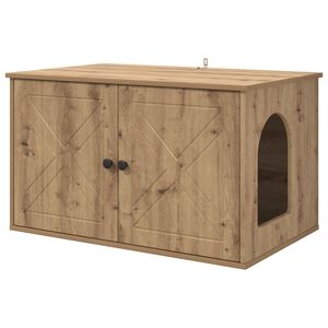 vidaXL Kat Hus Artisan-eg 85 x 55 x 50,5 cm Konstrueret tr&aelig;