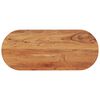 vidaXL bordplade 100x40x3,8 cm oval massivt akacietr&aelig;