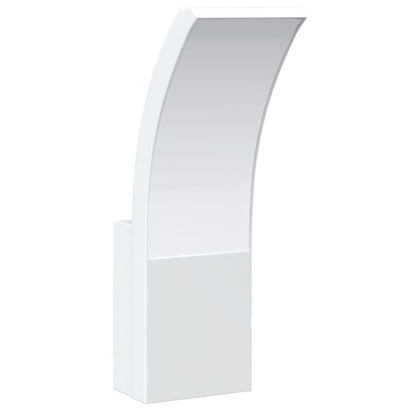 vidaXL udend&oslash;rs LED-v&aelig;glamper 2 stk. trykst&oslash;bt aluminium hvid