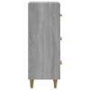 vidaXL skænk 34,5x34x90 cm konstrueret træ grå sonoma-eg