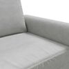 vidaXL 3-personers sofa 180 cm velour lysegr&aring;